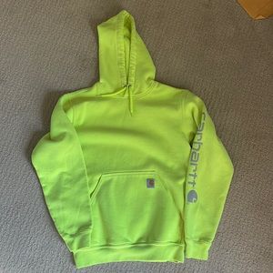 Carhartt hoodie is the perfect sweatshirt for cooler fall weather.